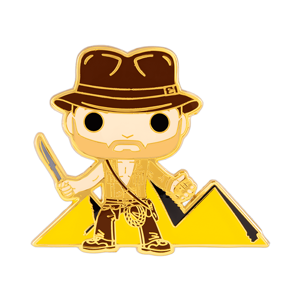 Raiders of the Lost Ark Carded Set — Indy with Machete in Front of Pyramids Disney pin