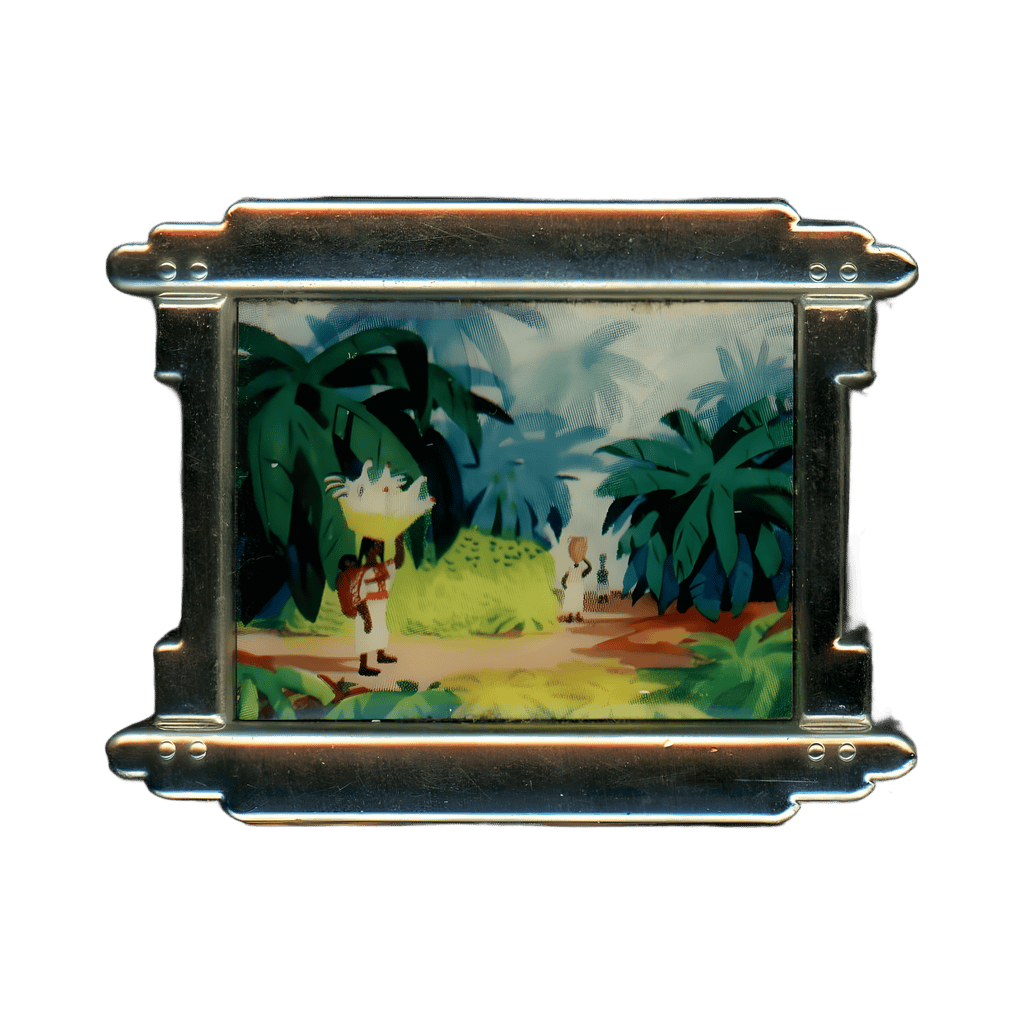 Mary Blair Exhibit - South American Village Painting Disney pin