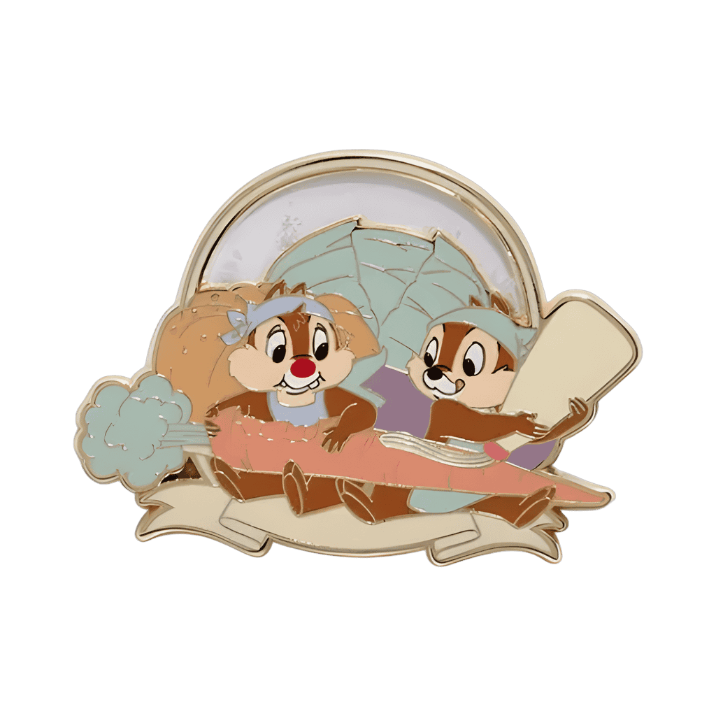 Chip and Dale with Carrot Disney pin