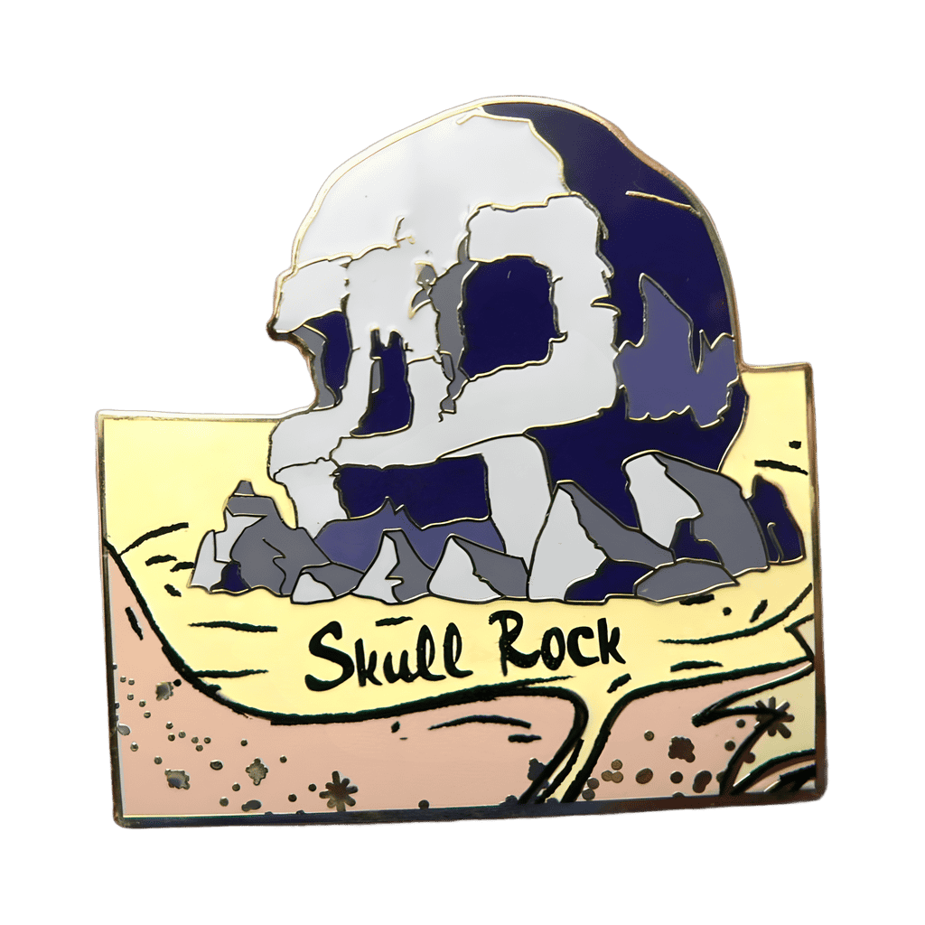 Reveal and Conceal - Skull Rock Disney pin