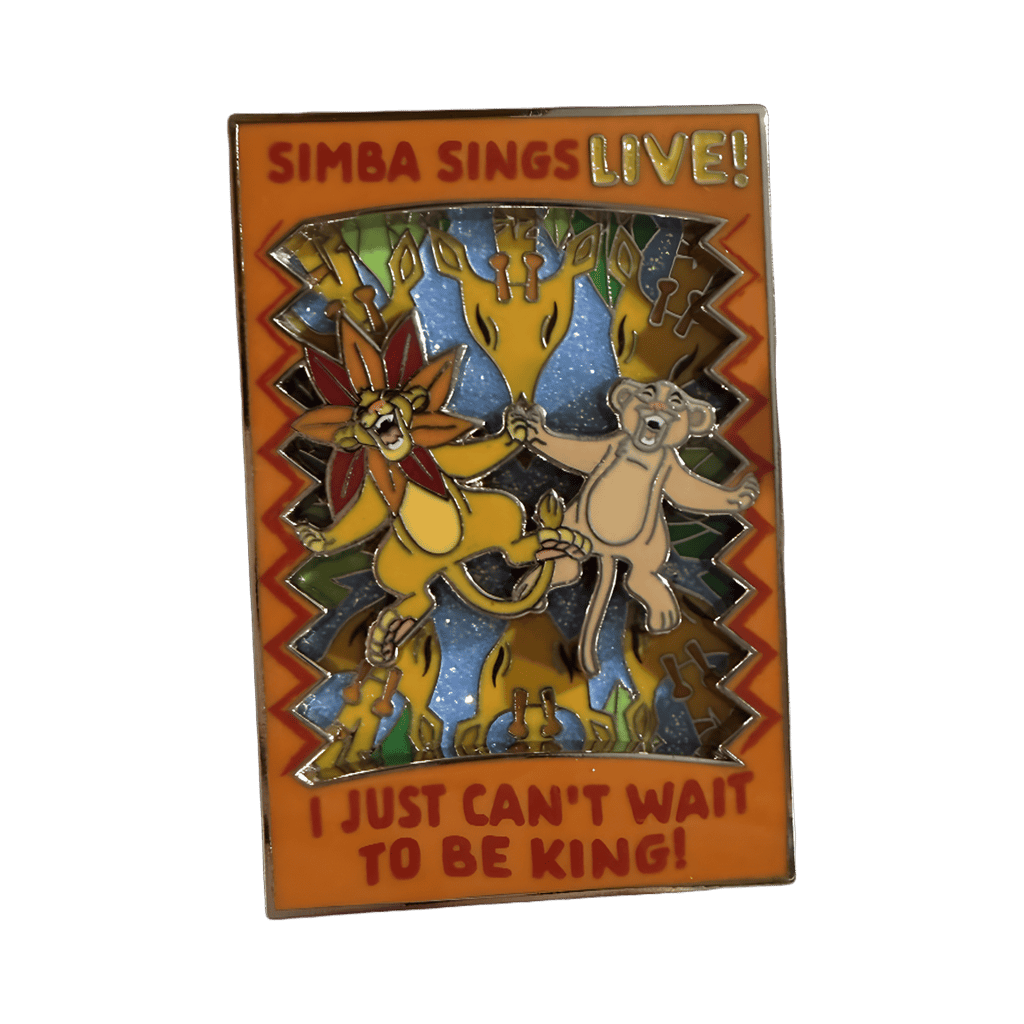 Simba and Nala Disney pin