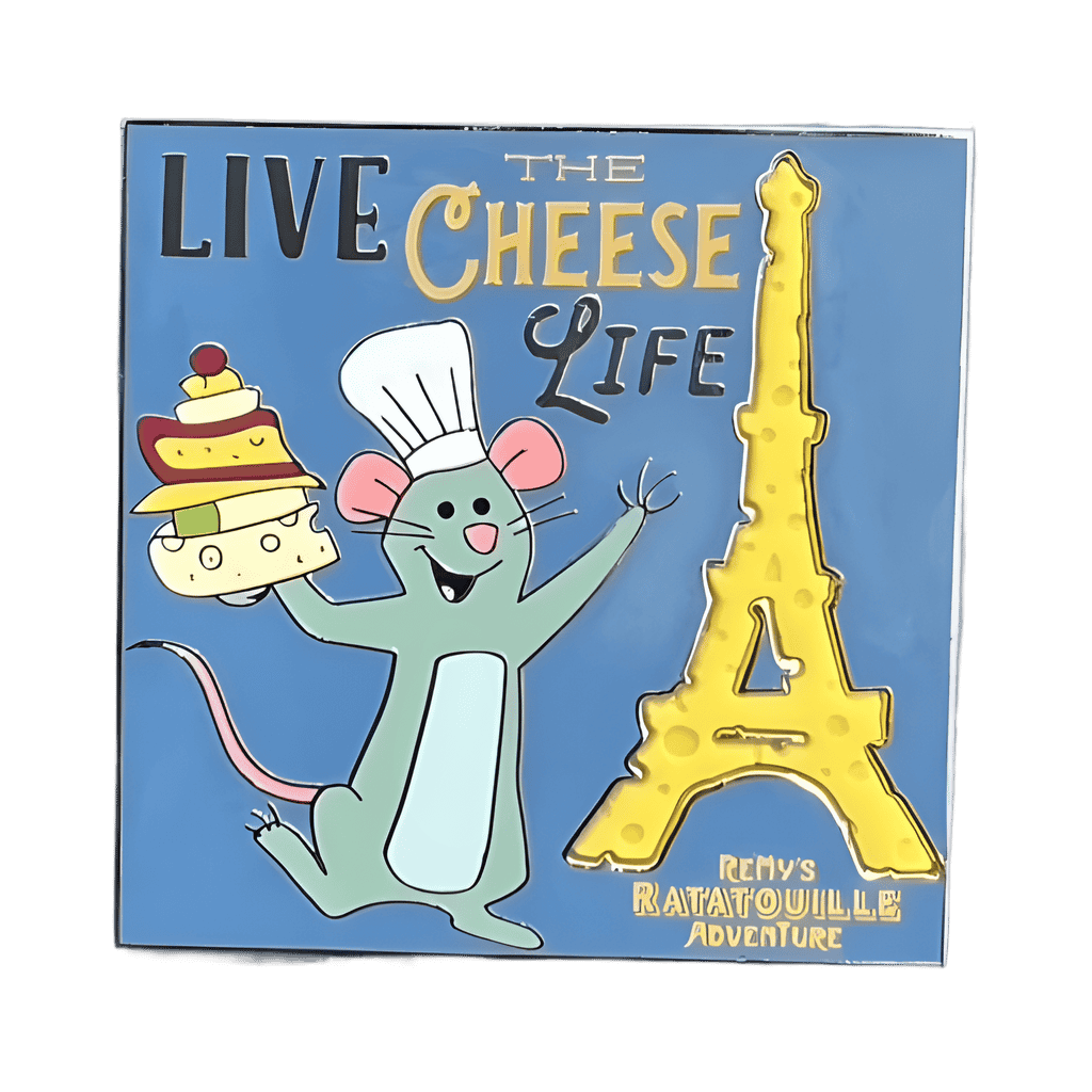 Live the Cheese Life Disney pin