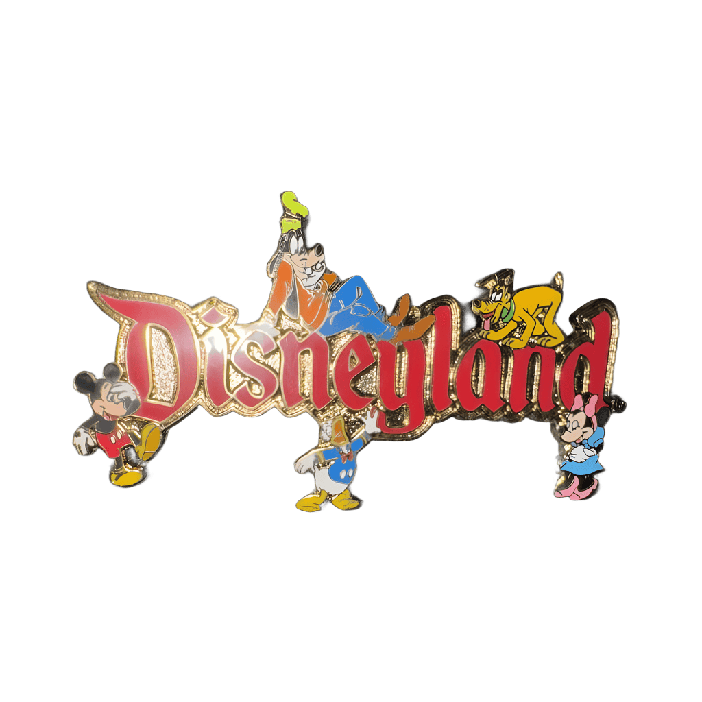 Mickey and Friends with Logo Disney pin