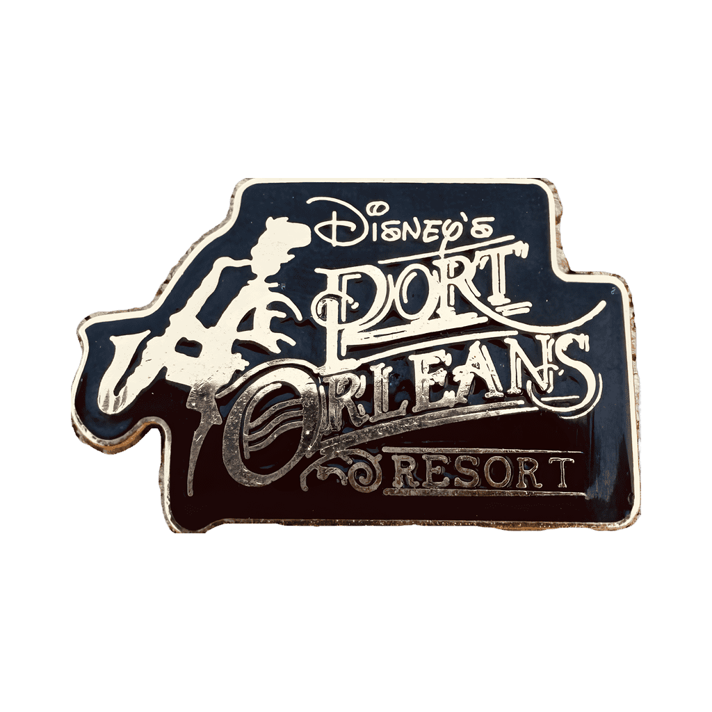Port Orleans Resort Black and Gold Sax Disney pin