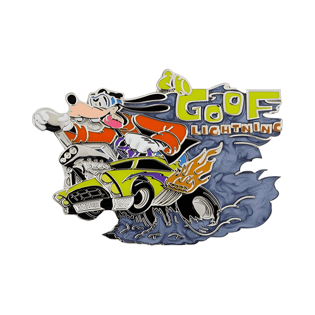 Goof Lightning - Goofy in Hot Rod Car Disney pin