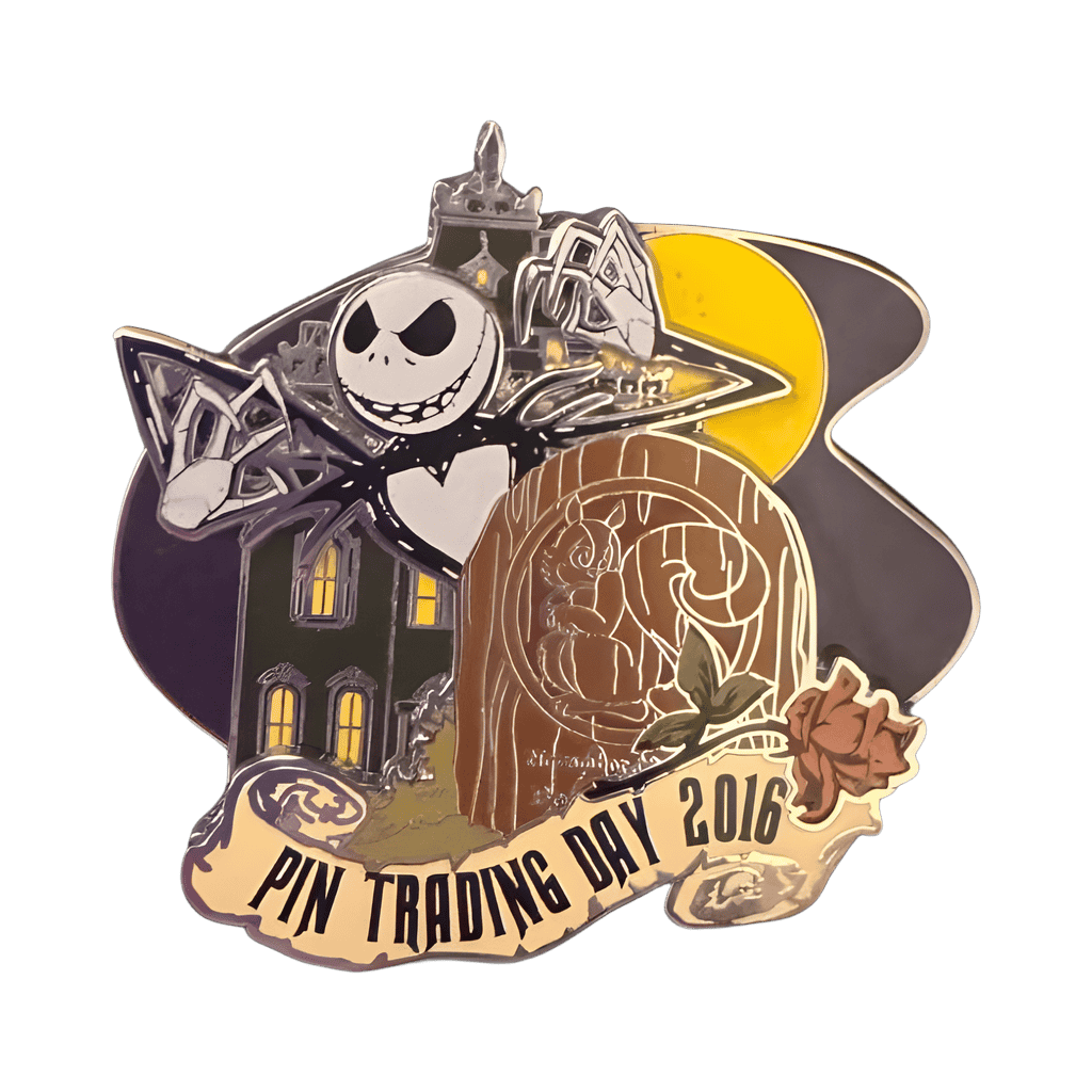 Jack Skellington Phantom Manor Squirrel Disney pin