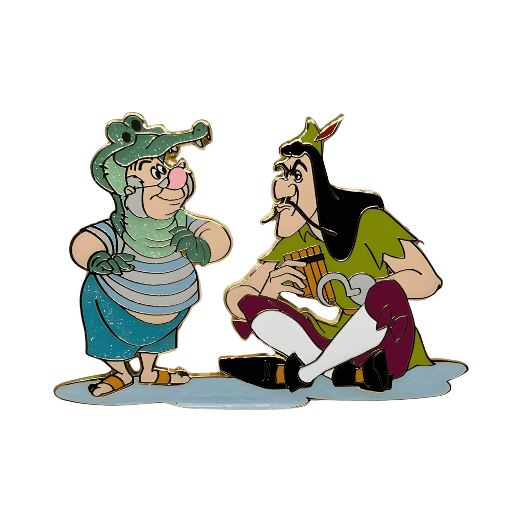 Captain Hook & Mr. Smee as Peter Pan & Tick Tock Disney pin
