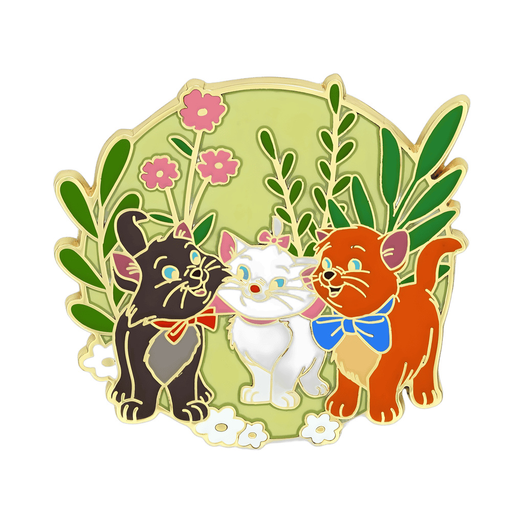 Kittens Floral Pin Disney pin