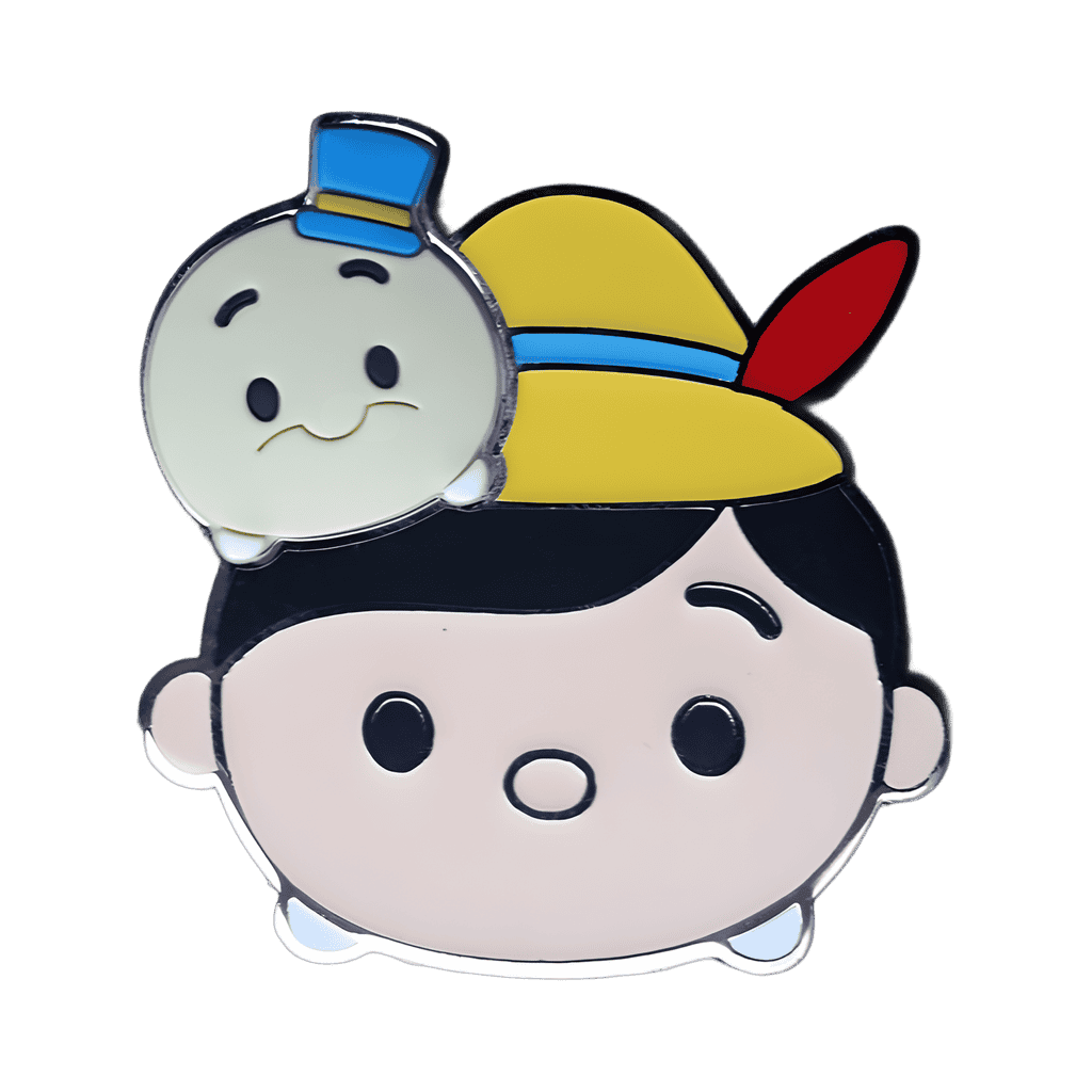 Pinocchio and Jiminy Cricket Disney pin