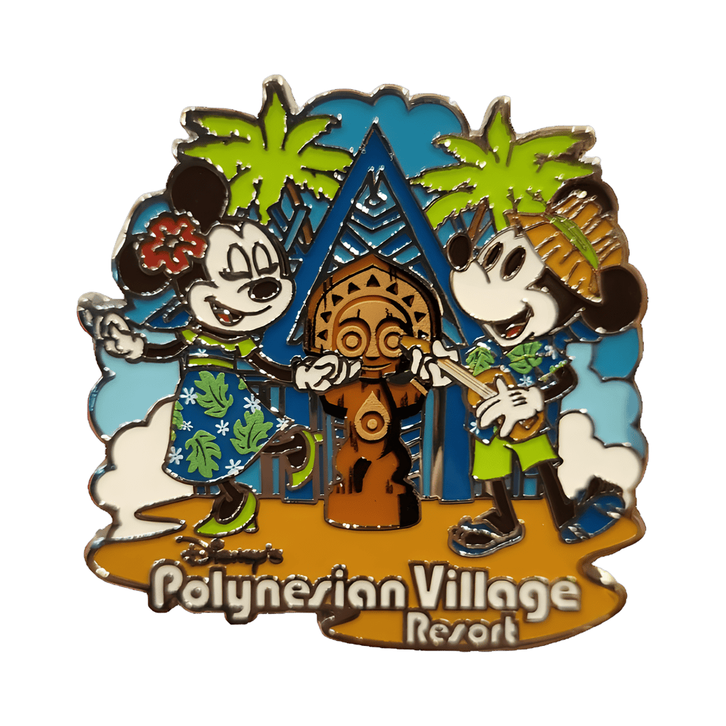 Mickey and Minnie Dancing to Ukelele Disney pin