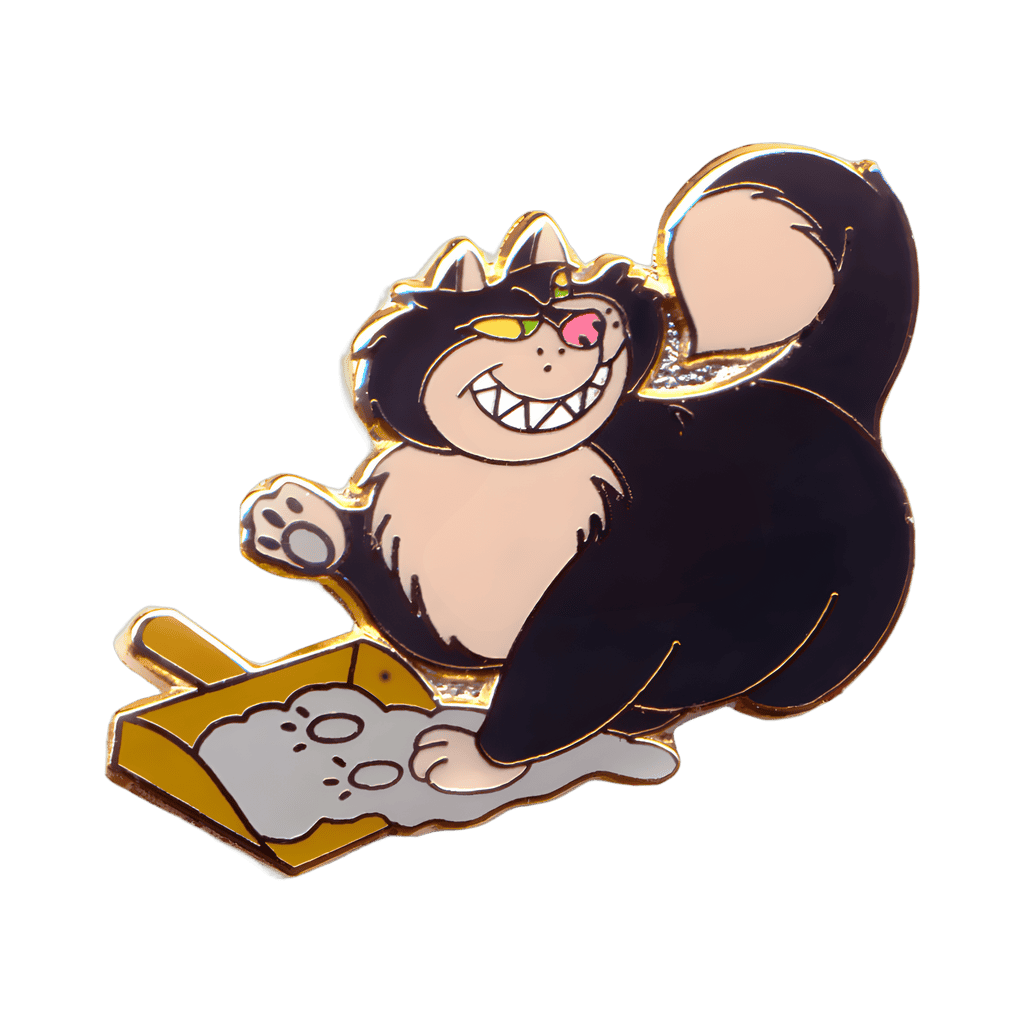 Lucifer Dust Pan Disney pin