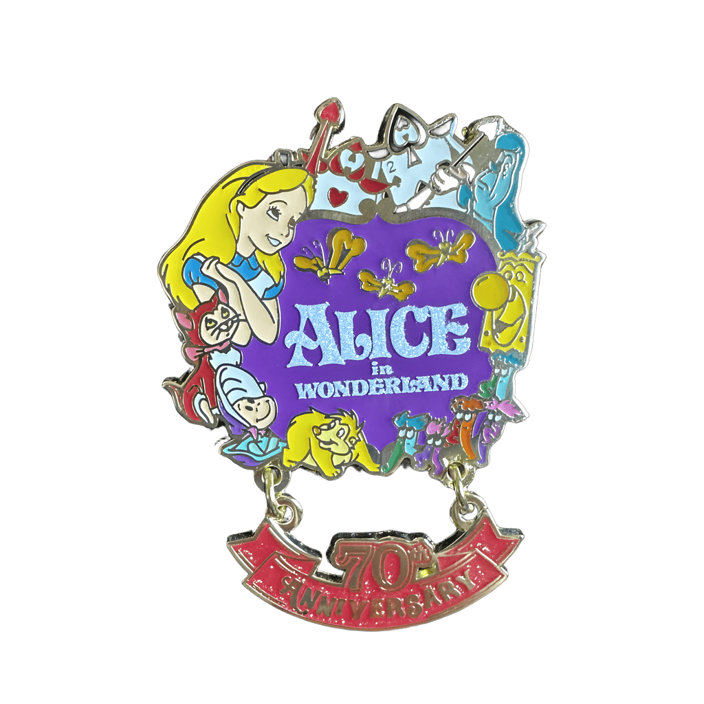 Alice in Wonderland 70th Anniversary Disney pin