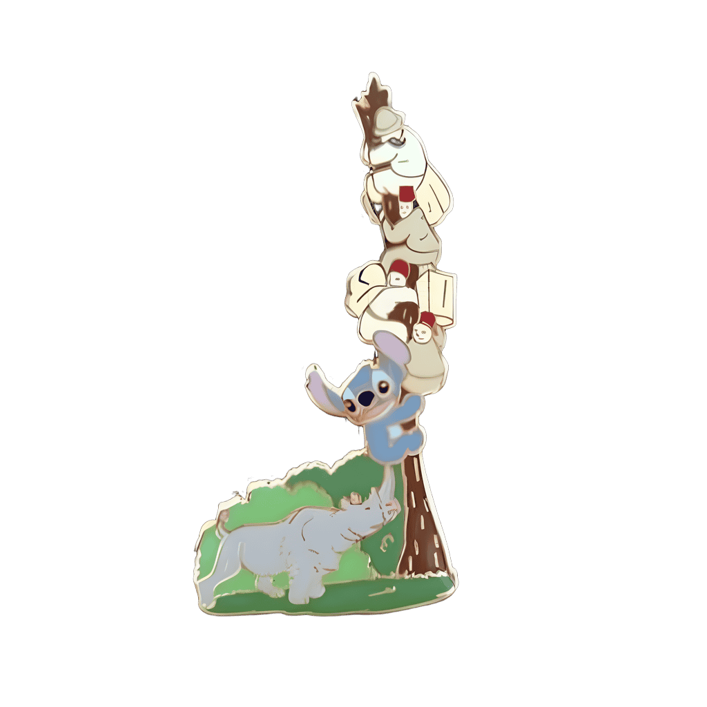 Rhino scene Disney pin