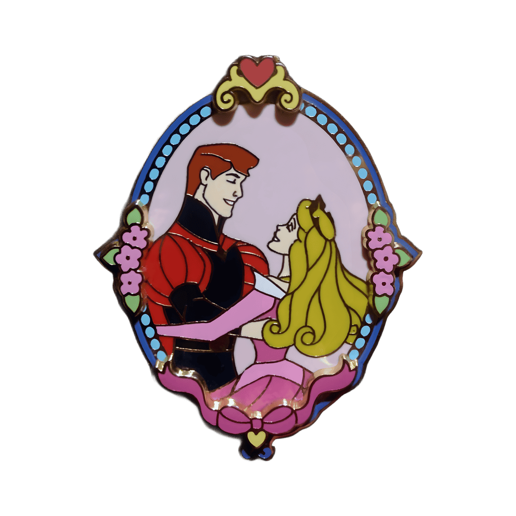 Aurora and Phillip 3D Disney pin