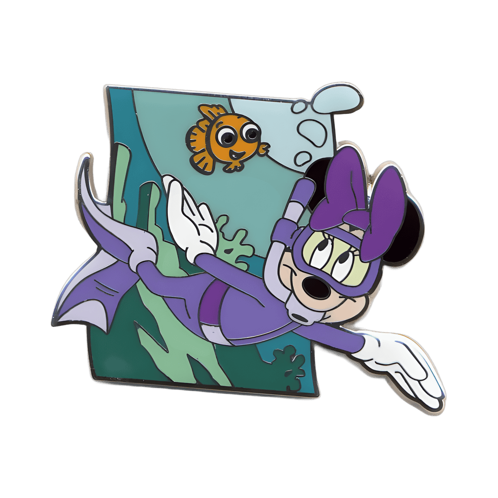 Minnie & Nemo Disney pin
