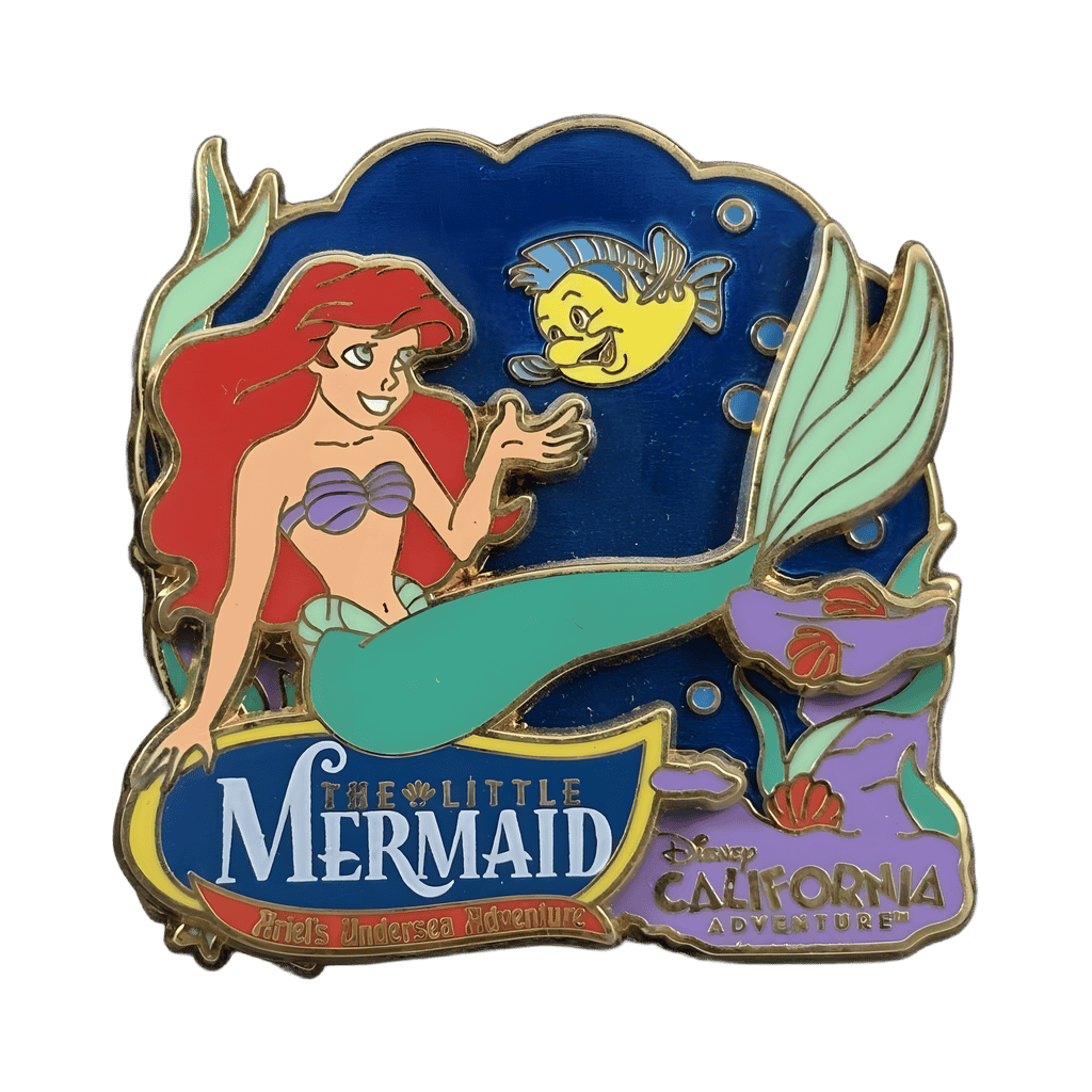 Ariel's Undersea Adventure - Ariel and Flounder Disney pin
