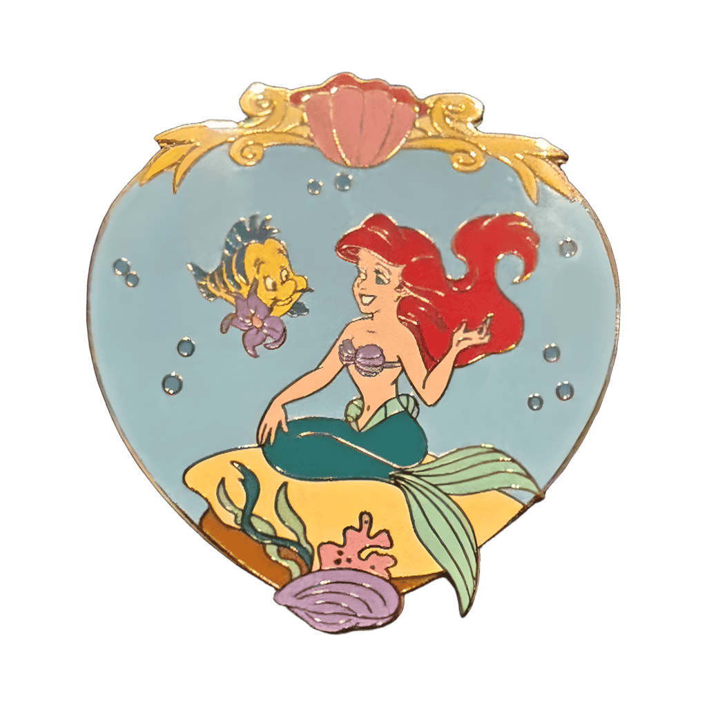 Ariel and Flounder Pin Disney pin