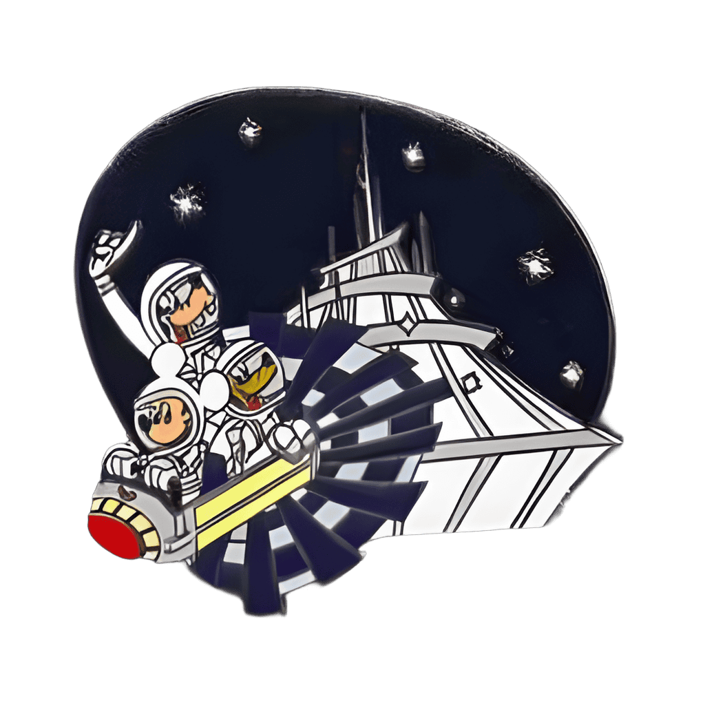 Space Mountain Disney pin
