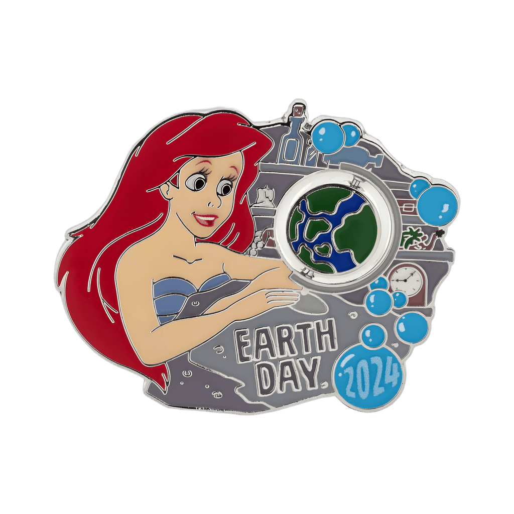 Earth Day 2024 with Ariel Disney pin