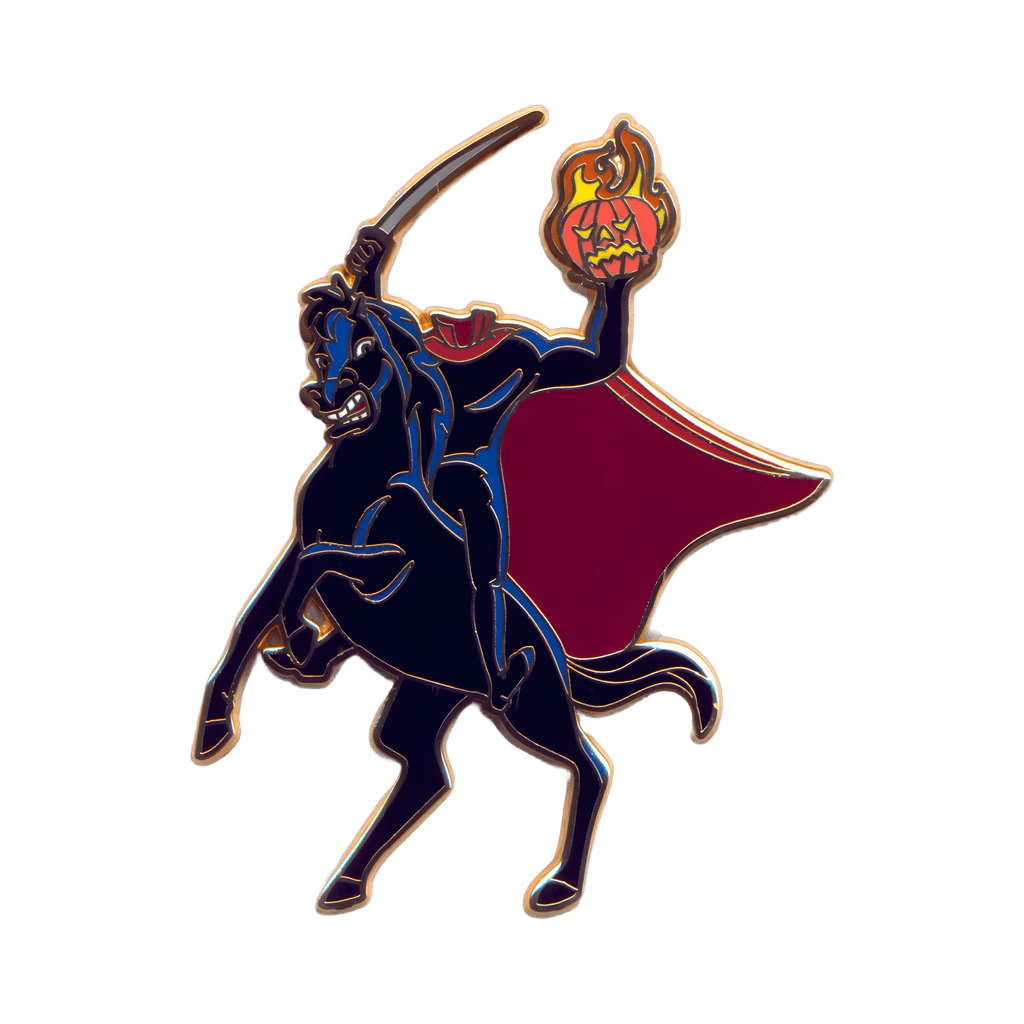 The Horseman atop Daredevil Disney pin