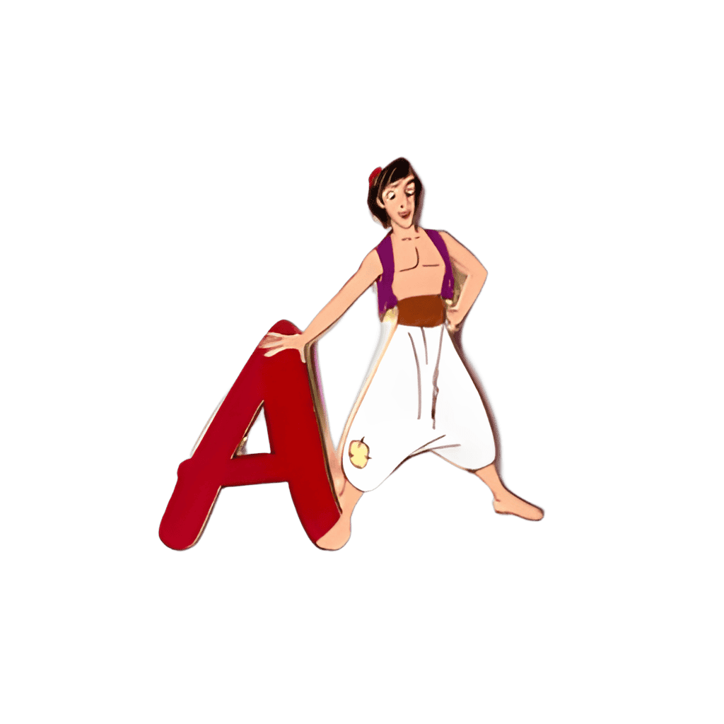 A is for Aladdin Disney pin