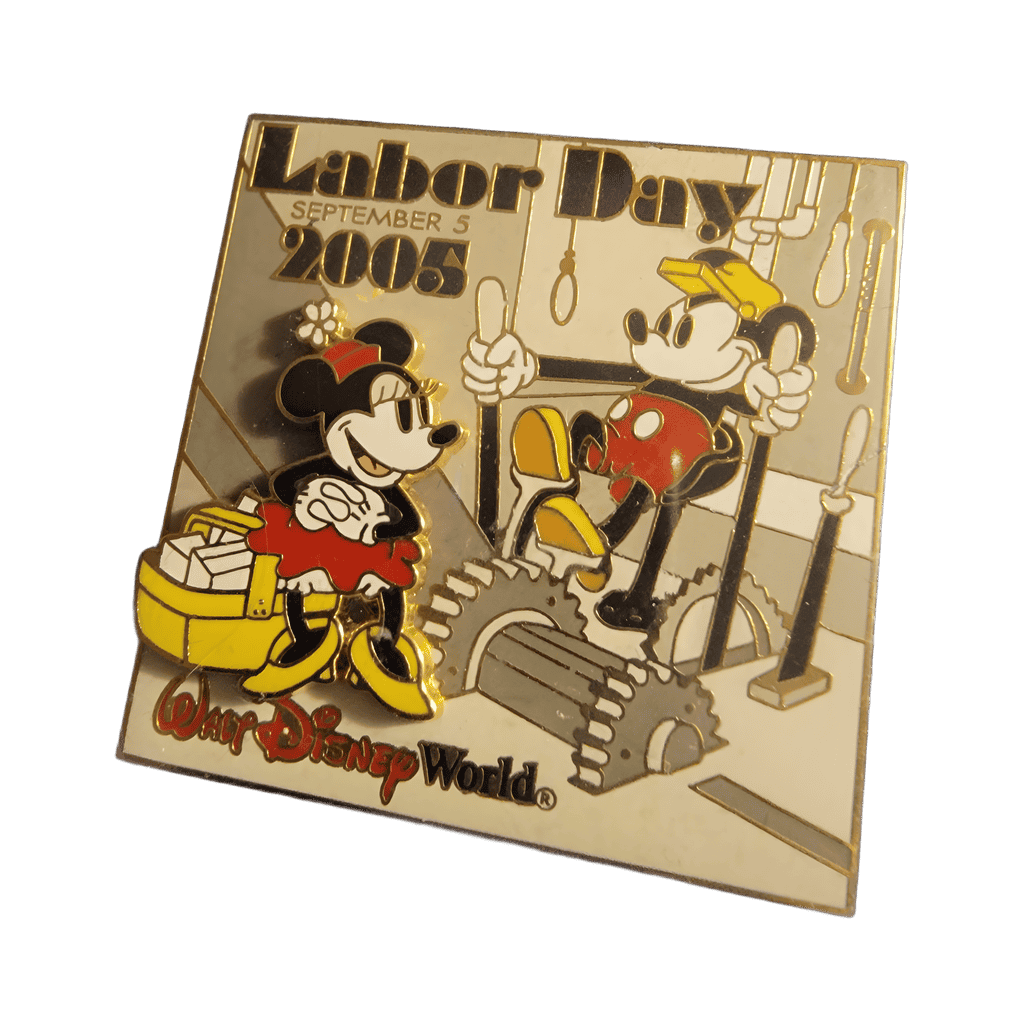 2005 - Minnie and Mickey in Construction Disney pin