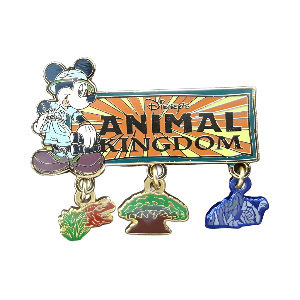 Sunburst Logo Dangle Disney pin