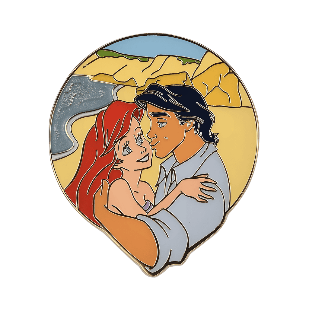 Little Mermaid Ariel and Eric Disney pin