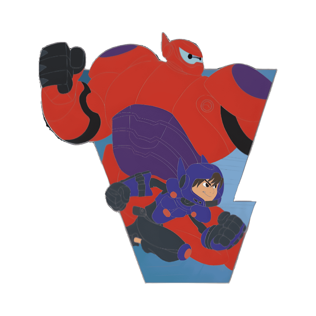Baymax and Hiro Disney pin