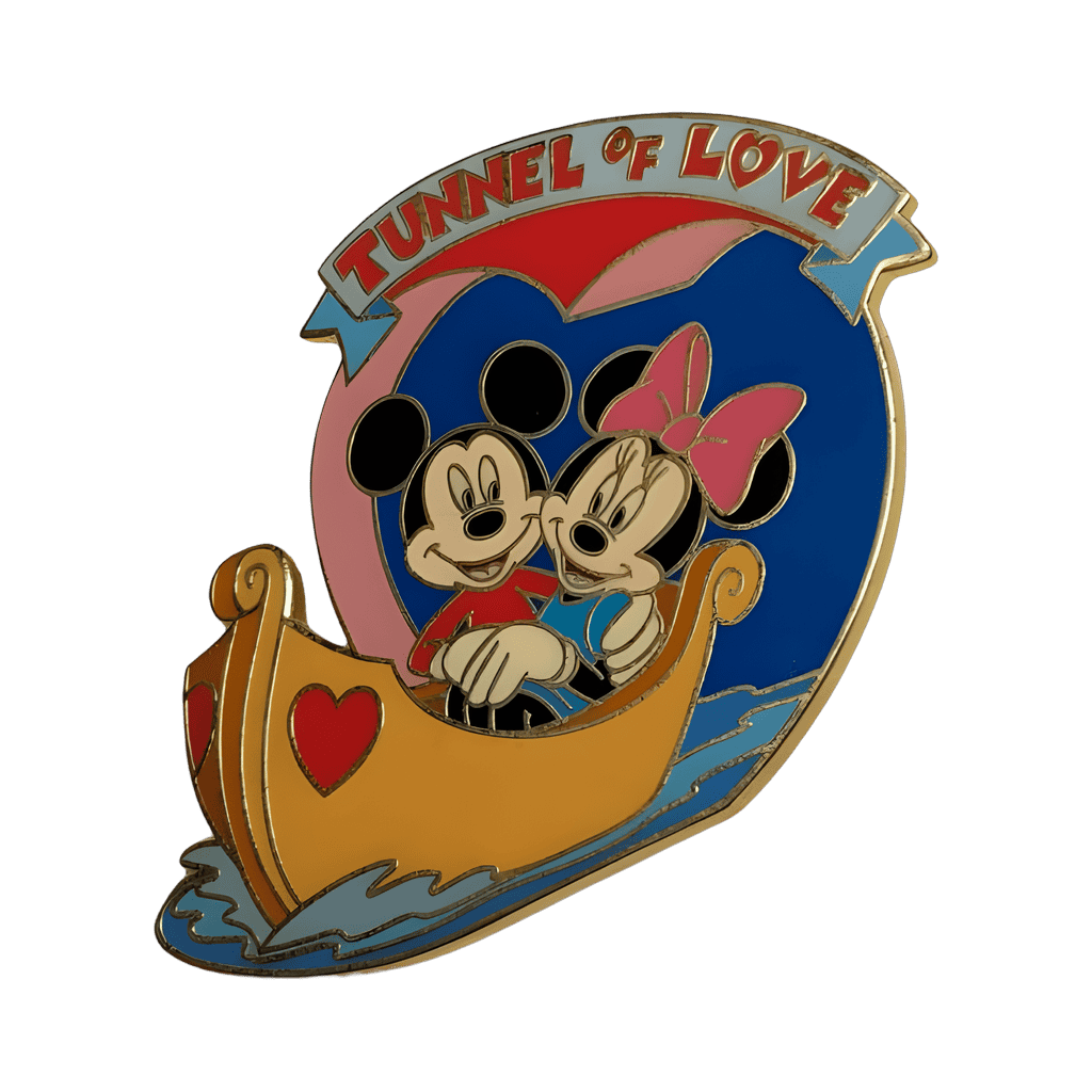 Mickey and Minnie - Tunnel of Love - Valentine - P.I.N.S. Disney pin