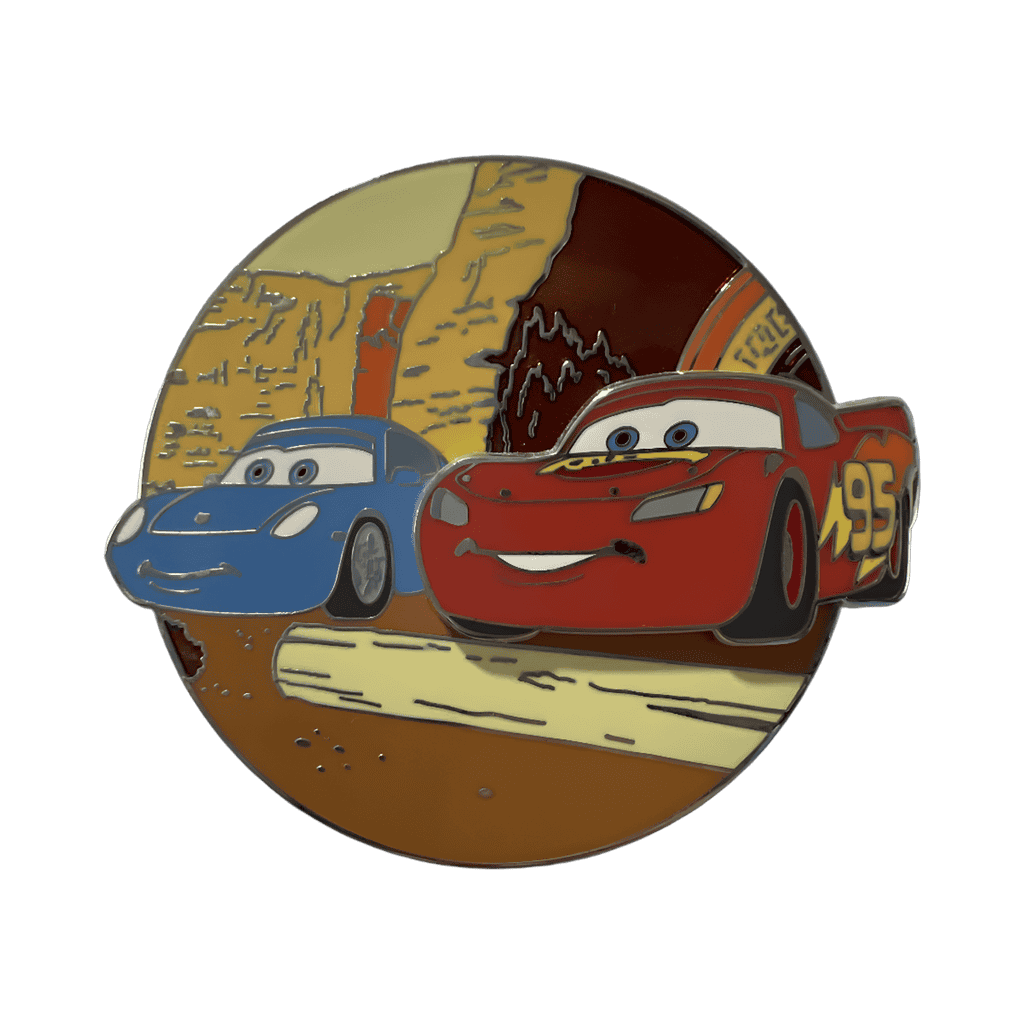 Lightning McQueen & Sally Carrera Disney pin