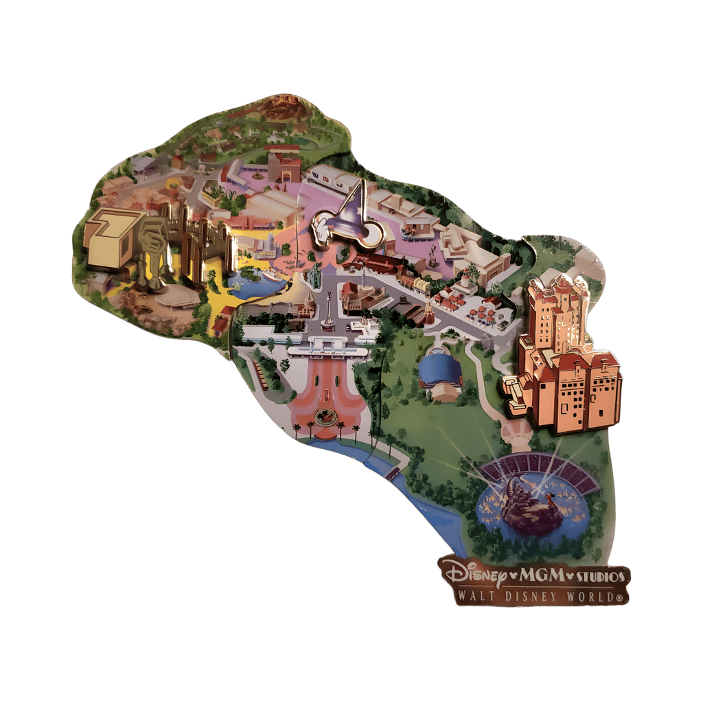 #12 - MGM Studios Map - Full Set Disney pin