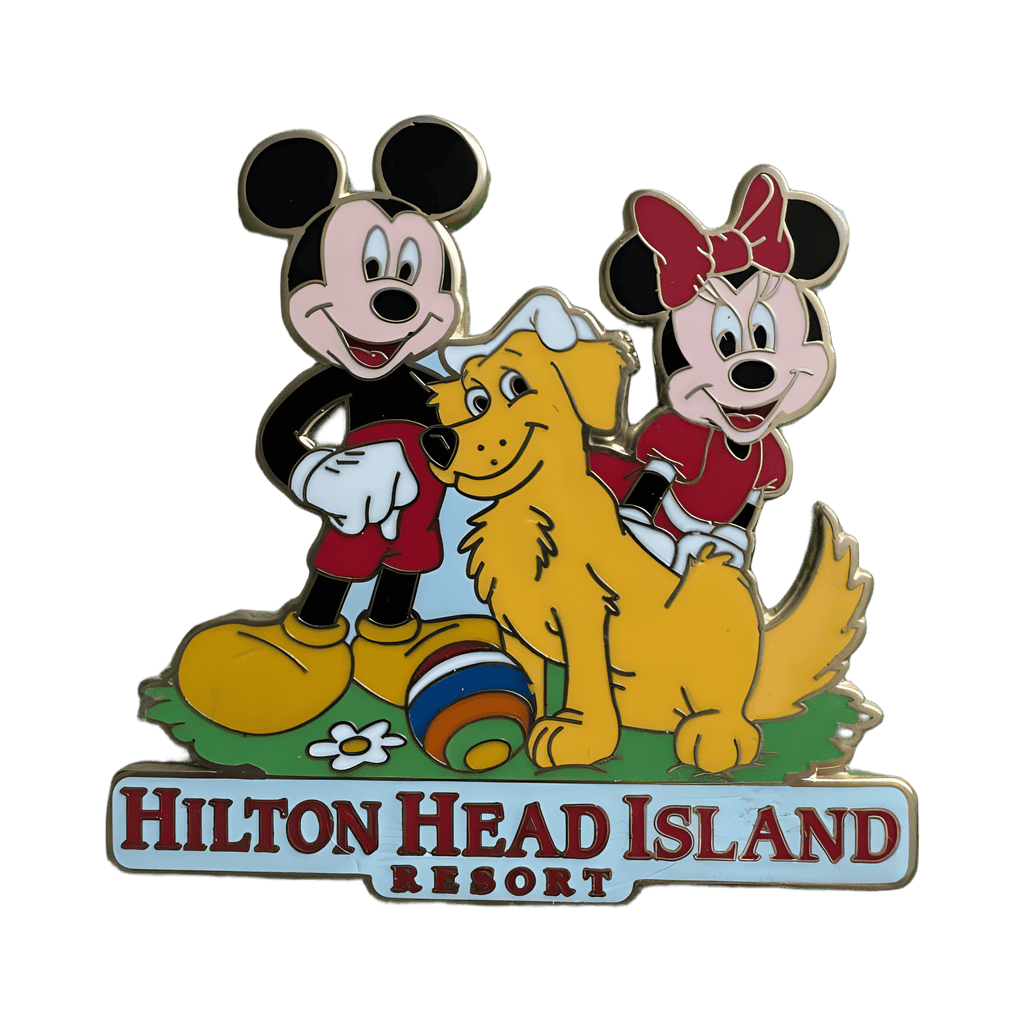 Shadow Mickey and Minnie Disney pin