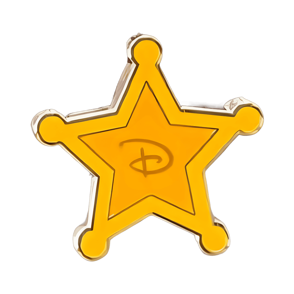 Sheriff Badge Disney pin