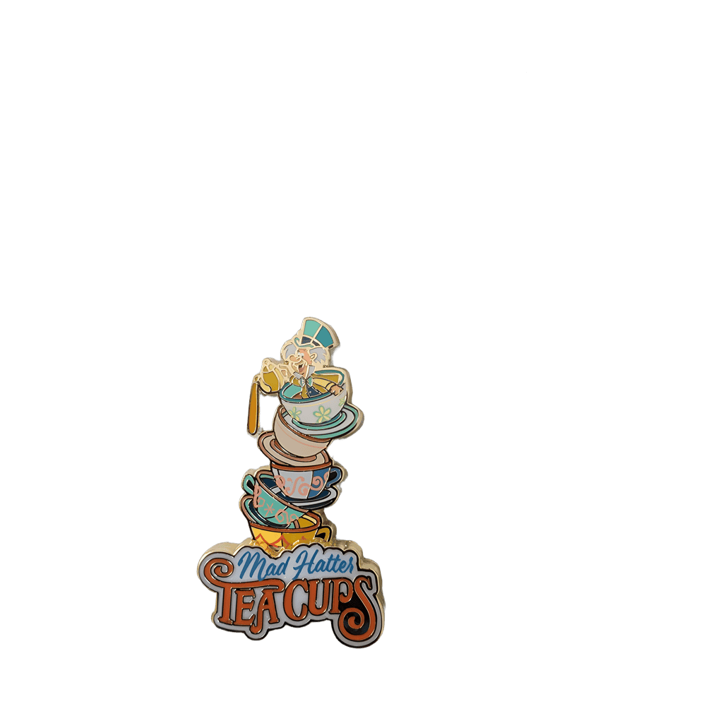 D23 Expo LE Mad Hatter Tea Cups Stack of Cups Disney pin