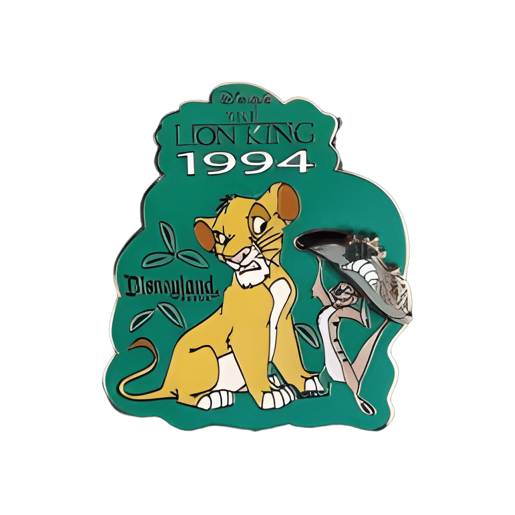 Simba and Timon Disney pin