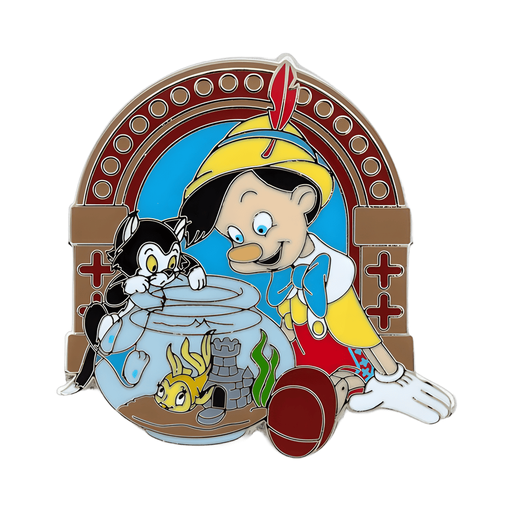 Our Best Friends Are Family Too Mystery Set - Pinocchio, Figaro and Cleo Disney pin