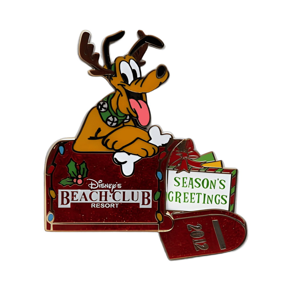 Disney's Beach Club Resort - Pluto - Season's Greetings Disney pin