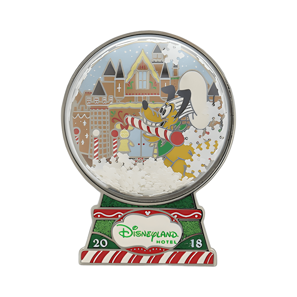 Disneyland Hotel Snow Globe - Pluto Disney pin
