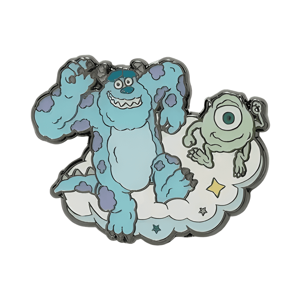 Mike and Sulley Clouds Disney pin