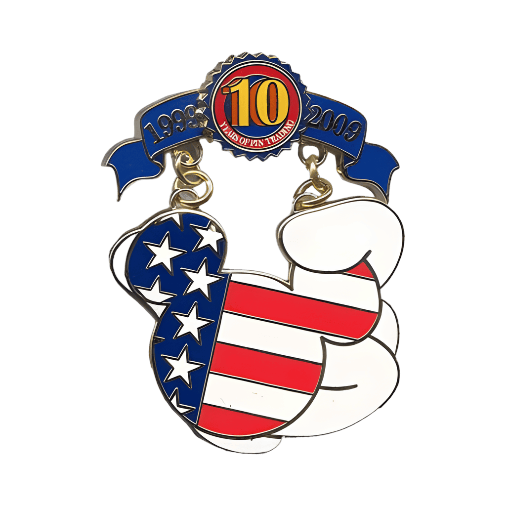 American Flag Mickey Head Icon Disney pin