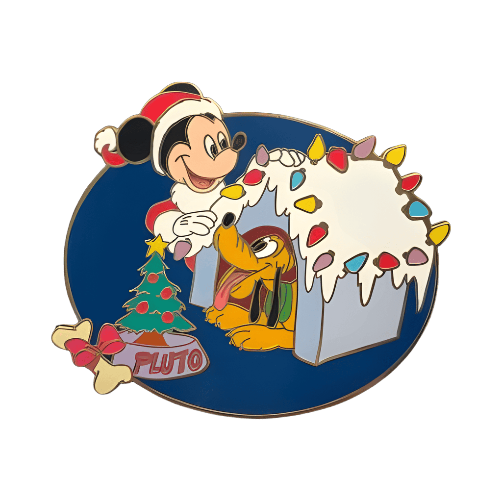Mickey and Pluto - Christmas - P.I.N.S. Disney pin