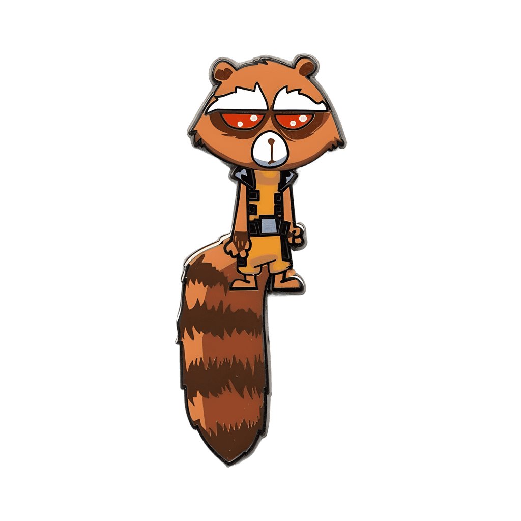 Rocket Racoon Disney pin