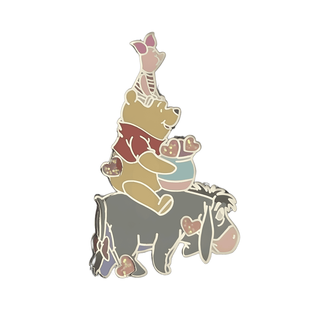 Pooh Eeyore and Piglet Valentine’s Day 2003 Disney pin