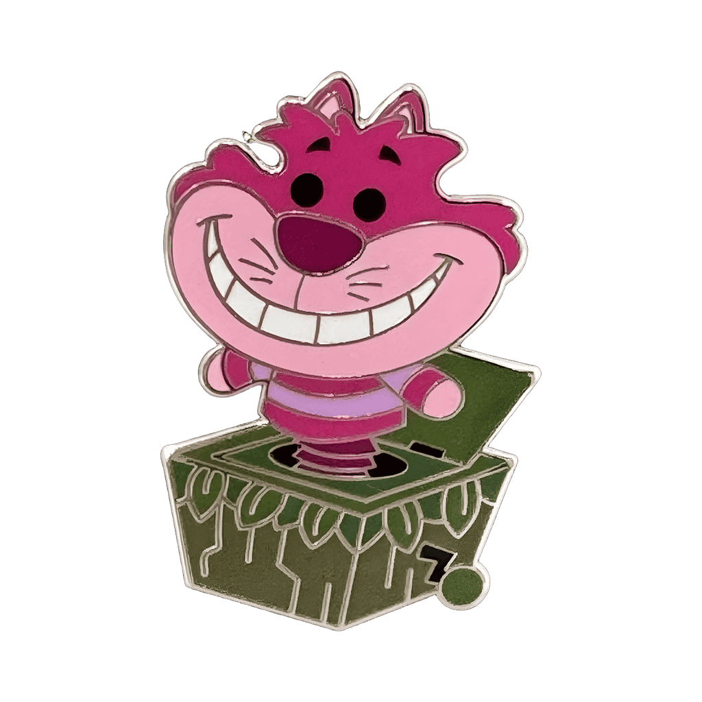 Cheshire Cat in a box Disney pin