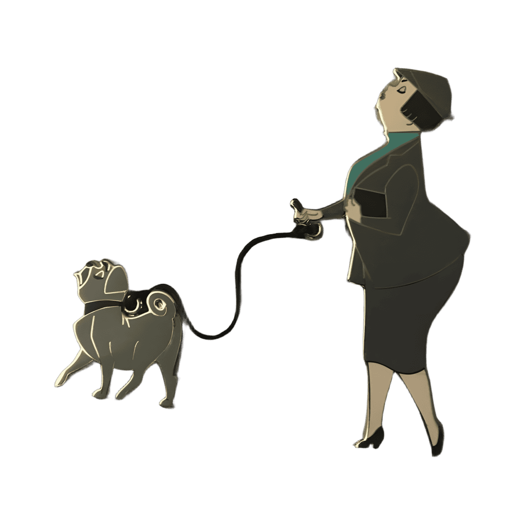 Pug Disney pin