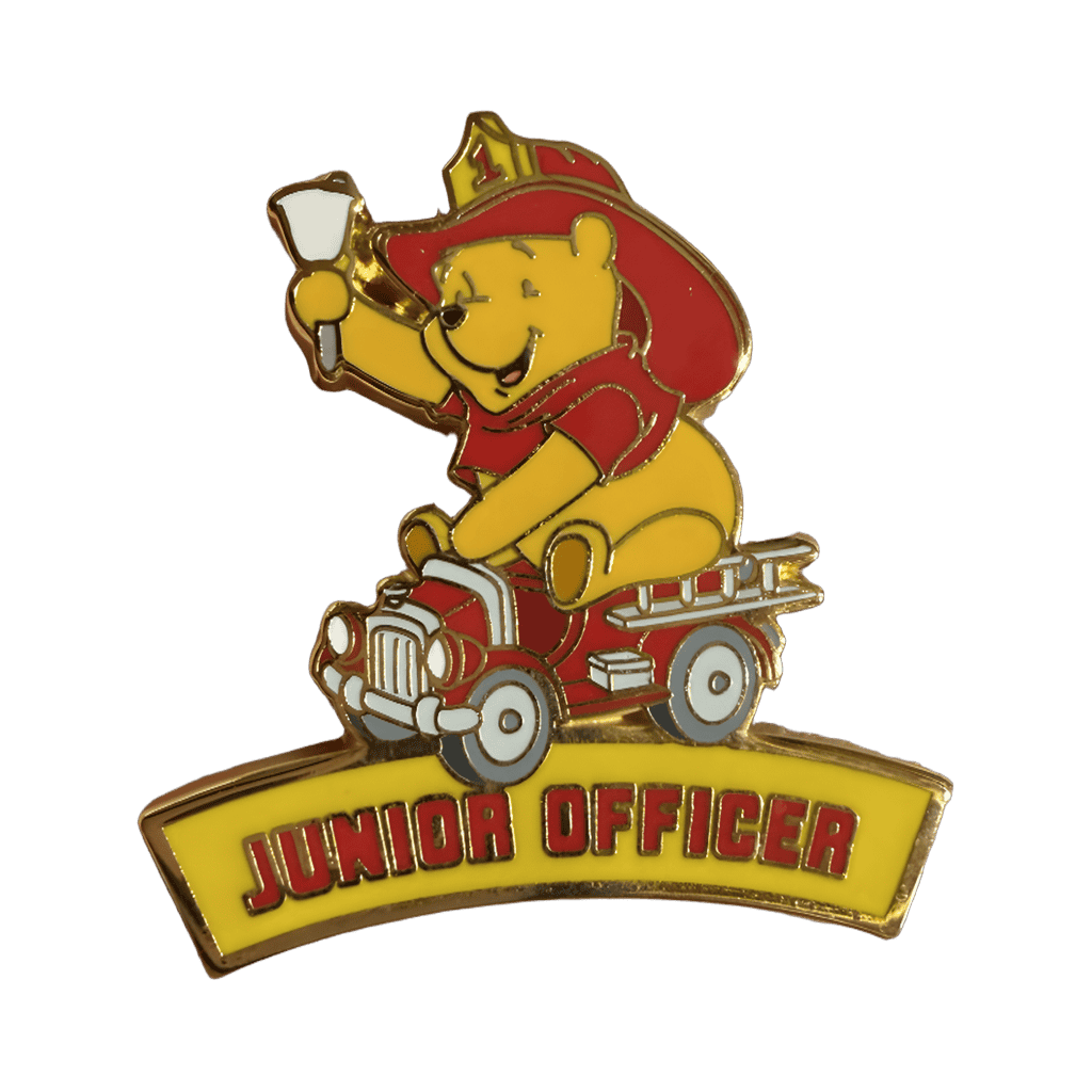 Pooh Junior Officer Disney pin