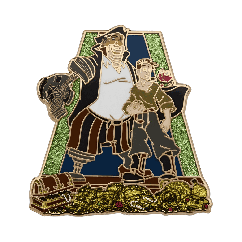 Treasure Planet 20th Anniversary - Long John Silver and Jim Hawkins Disney pin