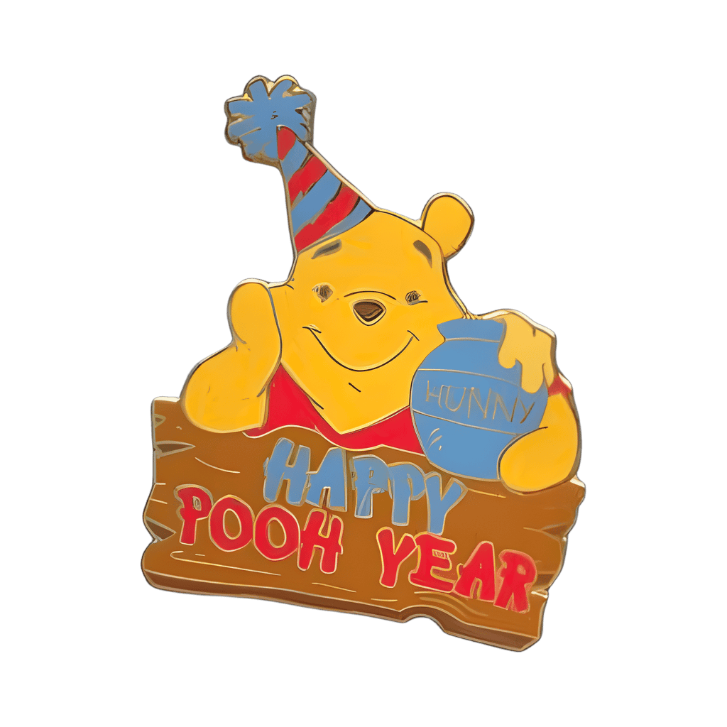 Happy Pooh Year Disney pin