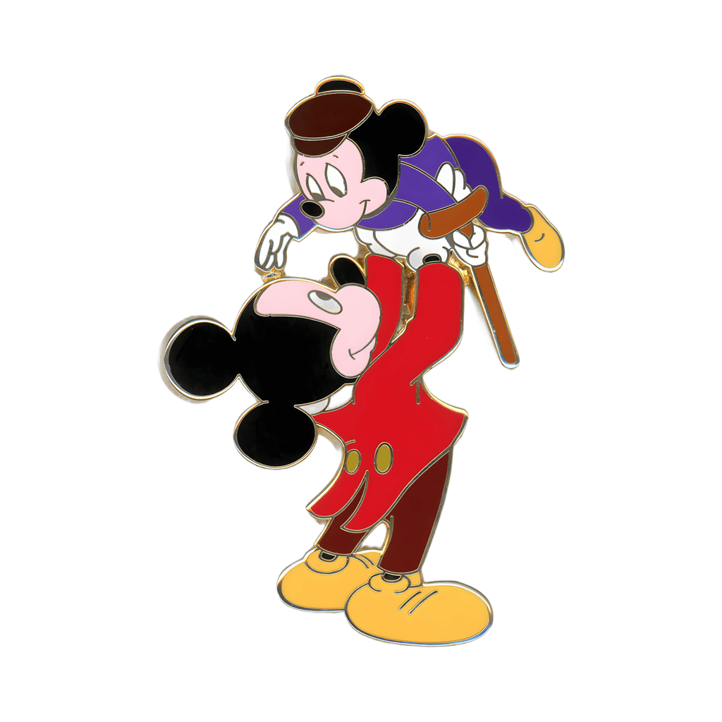 “Bob Cratchit” Mickey with “Tiny Tim” Morty Disney pin